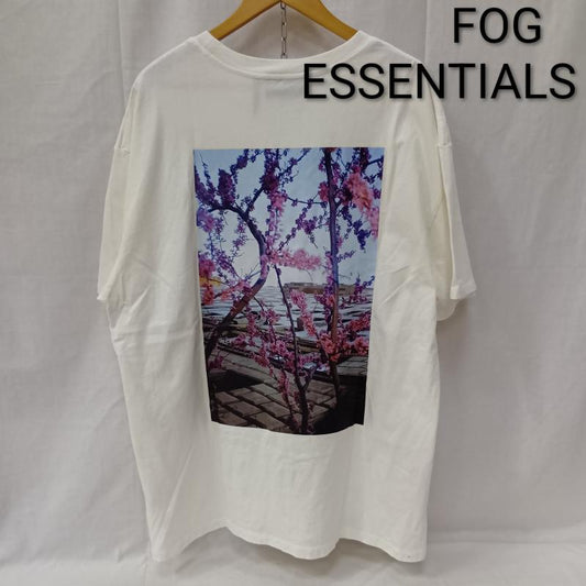 エフオージーエッセンシャルズ FOG ESSENTIALS Tシャツ 半袖 FLOWER PHOTO S/S Tee white L L  白 / ホワイト / white メンズ USED 古着 中古 50157421