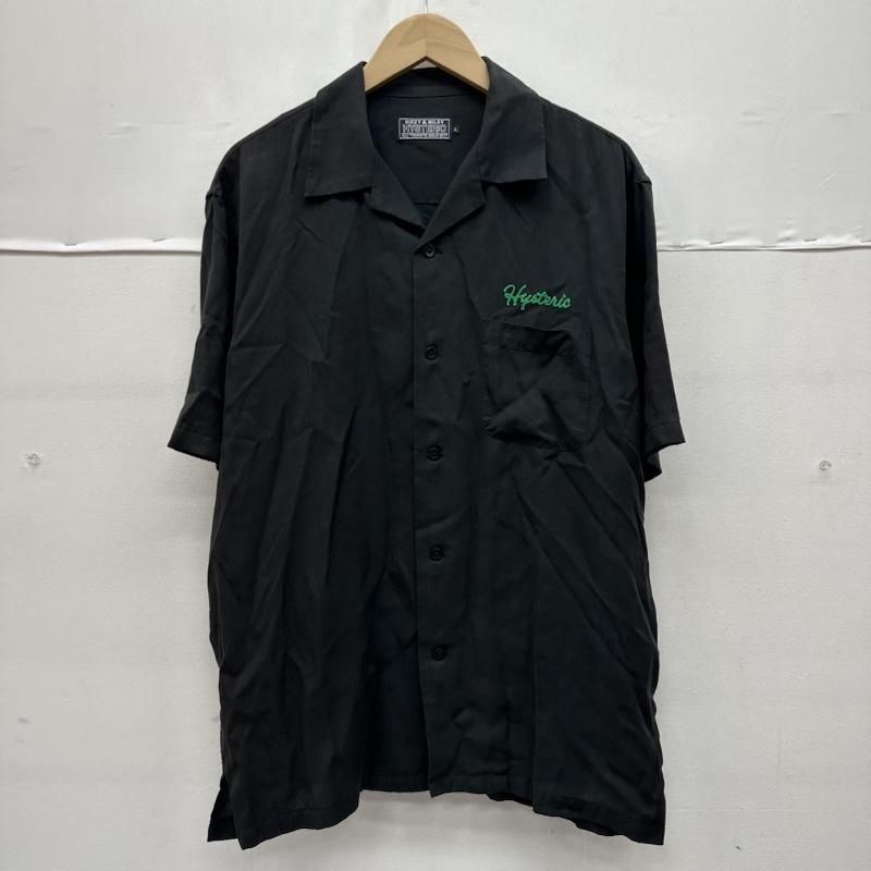 ヒステリックグラマー HYSTERIC GLAMOUR シャツ、ブラウス 半袖 DIZZY&MILKY MULTI WOMAN レーヨン ボーリング シャツ 02231AH10 L 黒 / ブラック / black メンズ USED 古着 中古 50157427