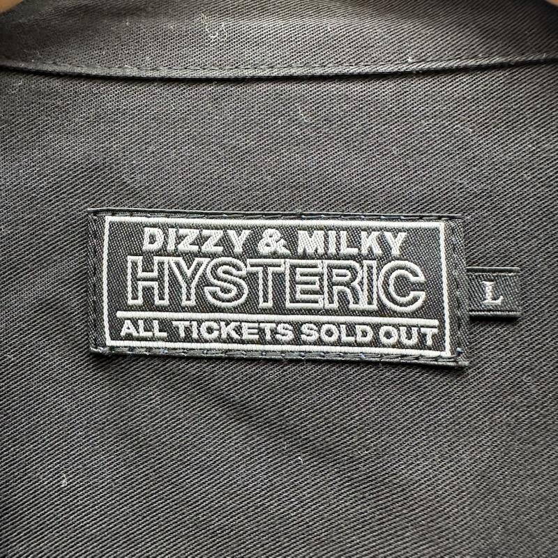 ヒステリックグラマー HYSTERIC GLAMOUR シャツ、ブラウス 半袖 DIZZY&MILKY MULTI WOMAN レーヨン ボーリング シャツ 02231AH10 L 黒 / ブラック / black メンズ USED 古着 中古 50157427