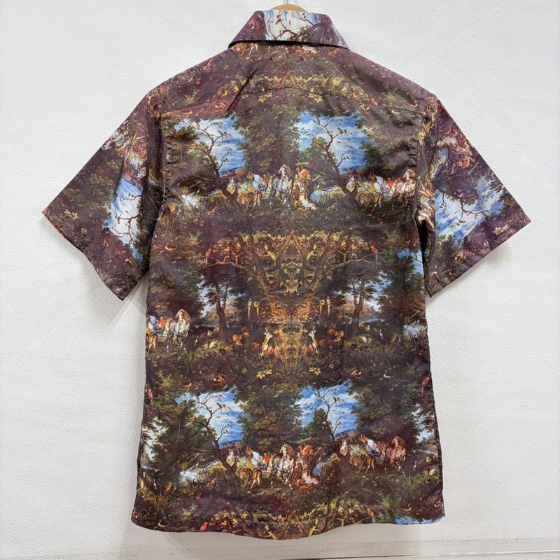 ヴィンテージ VINTAGE シャツ、ブラウス 半袖 総柄 プリント ジャングル アニマル 半袖 シャツ シングルステッチ Mother - プリント マルチカラー / マルチカラー / multicolor メンズ USED 古着 中古 50157430