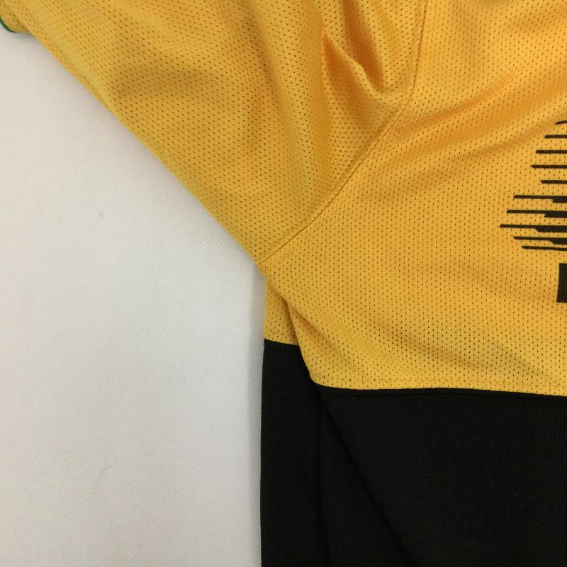 ステューシー STUSSY Tシャツ 長袖 STUSSY ロンT　メッシュ M ロゴ、文字 黒 / ブラック / black X 黄 / イエロー / yellow X 緑 / グリーン / green メンズ USED 古着 中古 50157446