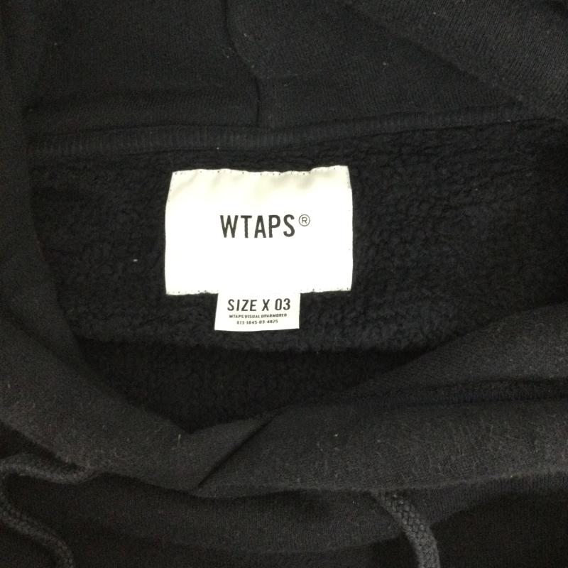 ダブルタップス WTAPS パーカー 長袖 WTAPS ダブルタップス ACADEMY HOODED COTTON 212ATDT-CSM29 パーカー フーディ ネイビー 3 ロゴ、文字 紺 / ネイビー / navy メンズ USED 古着 中古 50157448