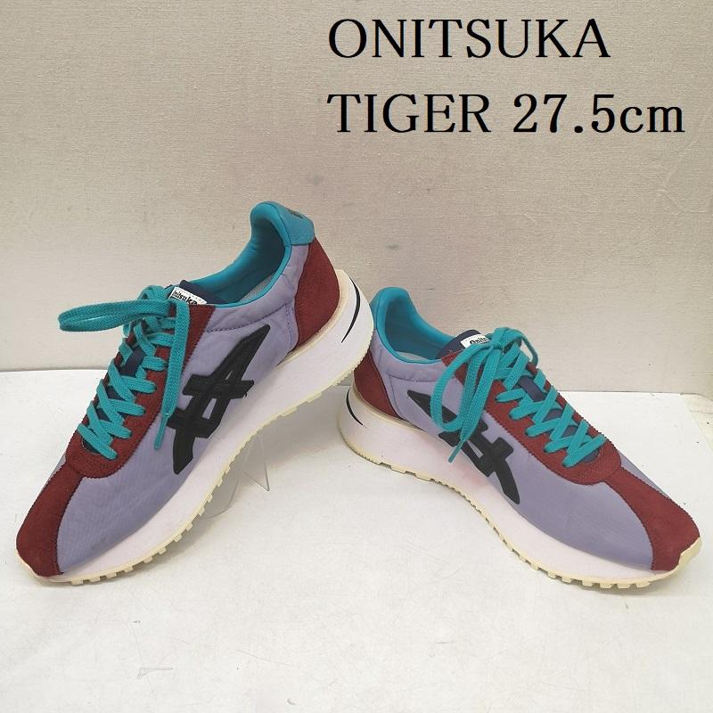 オニツカタイガー ONITSUKA TIGER スニーカー スニーカー MOAGE MO スニーカー 1183B55 ベーパーブラック レッド 27.5cm メンズ USED 古着 中古 50157454