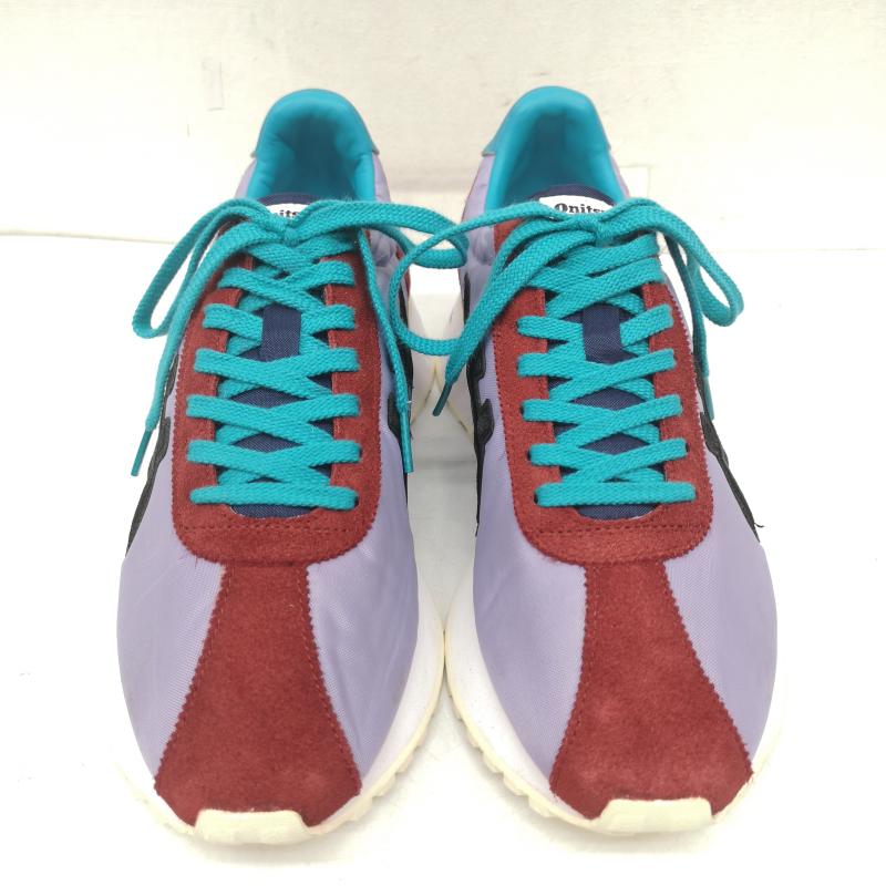 オニツカタイガー ONITSUKA TIGER スニーカー スニーカー MOAGE MO スニーカー 1183B55 ベーパーブラック レッド 27.5cm メンズ USED 古着 中古 50157454