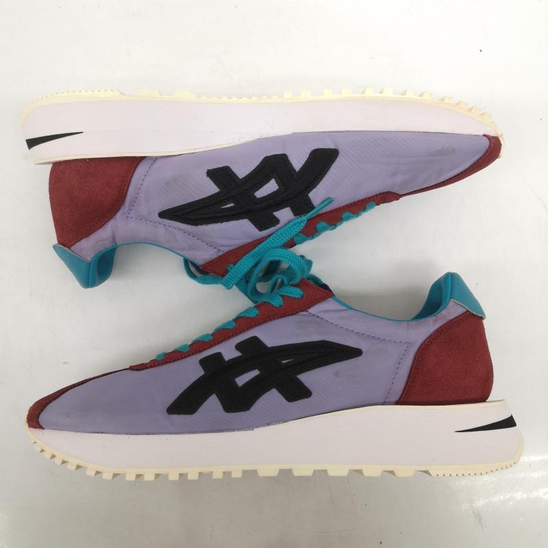 オニツカタイガー ONITSUKA TIGER スニーカー スニーカー MOAGE MO スニーカー 1183B55 ベーパーブラック レッド 27.5cm メンズ USED 古着 中古 50157454