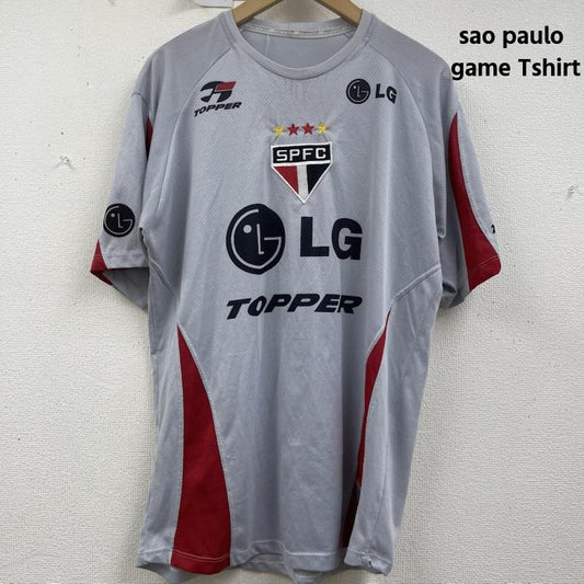 古着 USED Tシャツ 半袖 2003 04 サンパウロ トレーニング シャツ メッシュ 銀 / シルバー / silver color メンズ USED 古着 中古 50157457