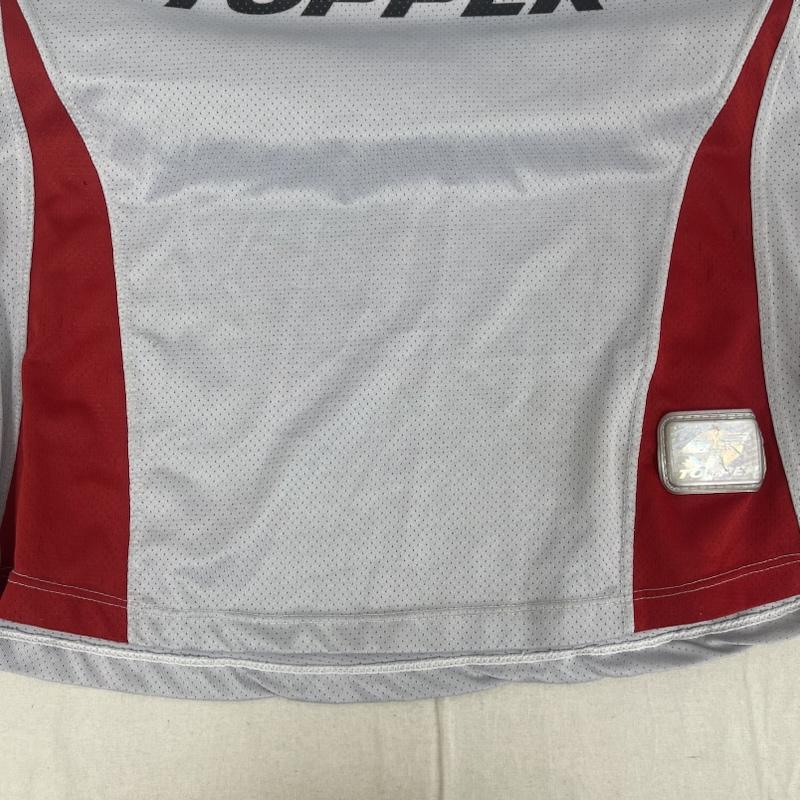 古着 USED Tシャツ 半袖 2003 04 サンパウロ トレーニング シャツ メッシュ 銀 / シルバー / silver color メンズ USED 古着 中古 50157457