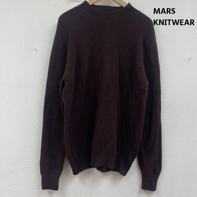 古着 USED ニット、セーター 長袖 MARS KNITWEAR モック ネック ニット セーター SS2496-0F M ダークブラウン / ダークブラウン / メンズ USED 古着 中古 50157458