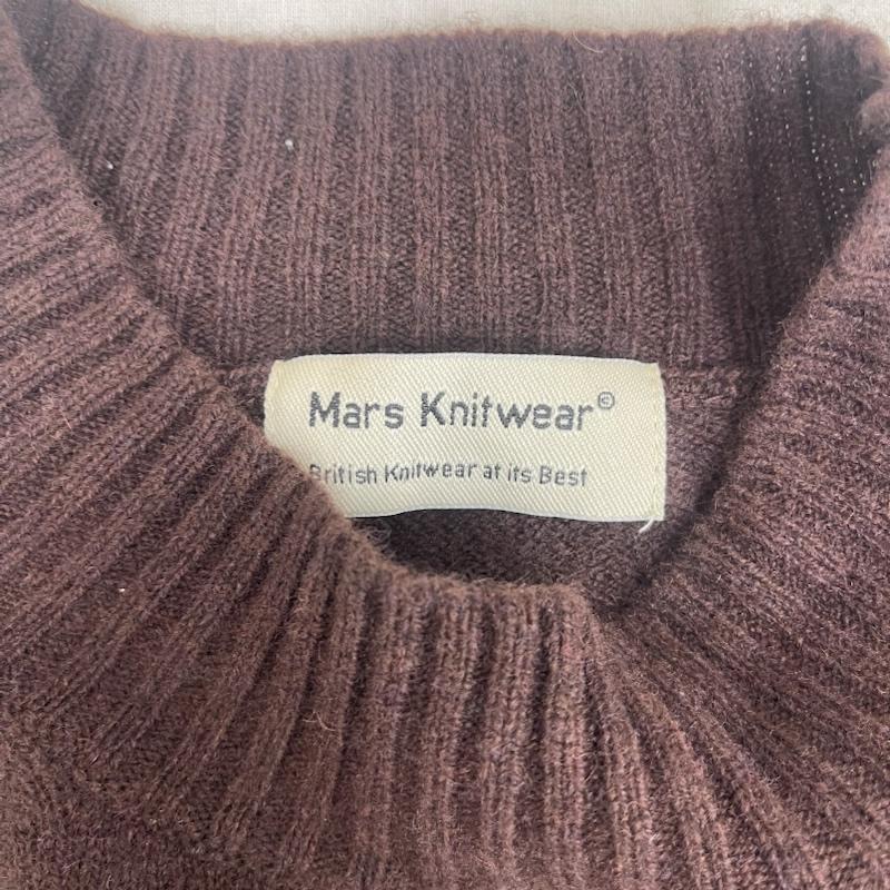 古着 USED ニット、セーター 長袖 MARS KNITWEAR モック ネック ニット セーター SS2496-0F M ダークブラウン / ダークブラウン / メンズ USED 古着 中古 50157458
