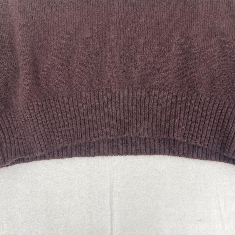 古着 USED ニット、セーター 長袖 MARS KNITWEAR モック ネック ニット セーター SS2496-0F M ダークブラウン / ダークブラウン / メンズ USED 古着 中古 50157458