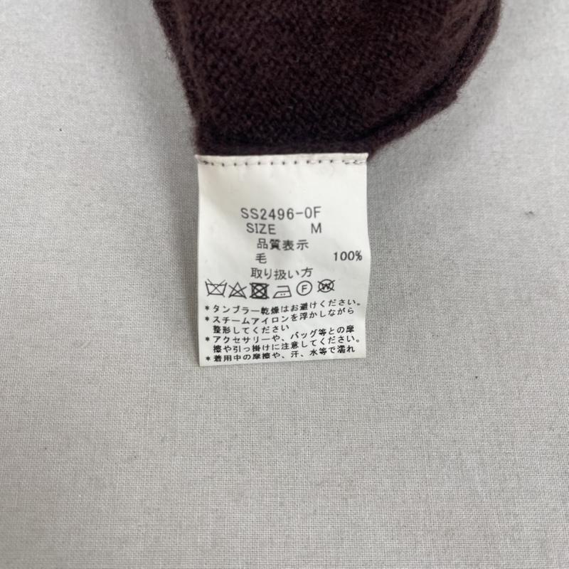 古着 USED ニット、セーター 長袖 MARS KNITWEAR モック ネック ニット セーター SS2496-0F M ダークブラウン / ダークブラウン / メンズ USED 古着 中古 50157458