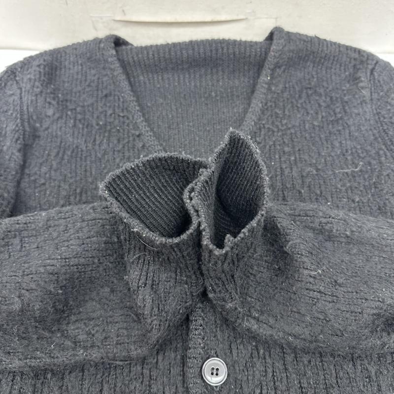 ナンバーナイン NUMBER (N)INE カーディガン 長袖 アクリル ニット カーディガン 3 黒 / ブラック / black メンズ USED 古着 中古 50157471