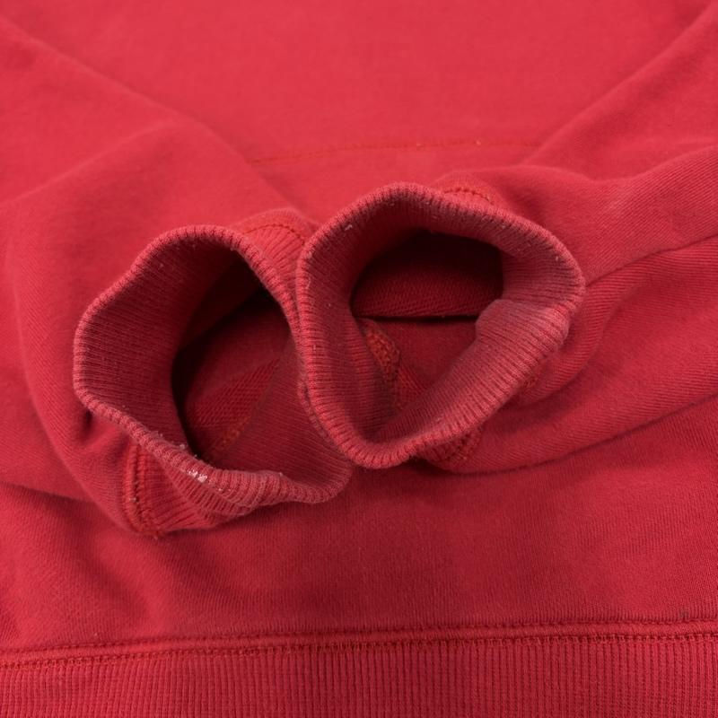 エビセン EVISEN パーカー 長袖 SUSHI STITCH HOODIE 寿司 刺繍 プルオーバー パーカー フーディー M ワンポイント X ロゴ、文字 X 刺繍 赤 / レッド / red メンズ USED 古着 中古 50157473