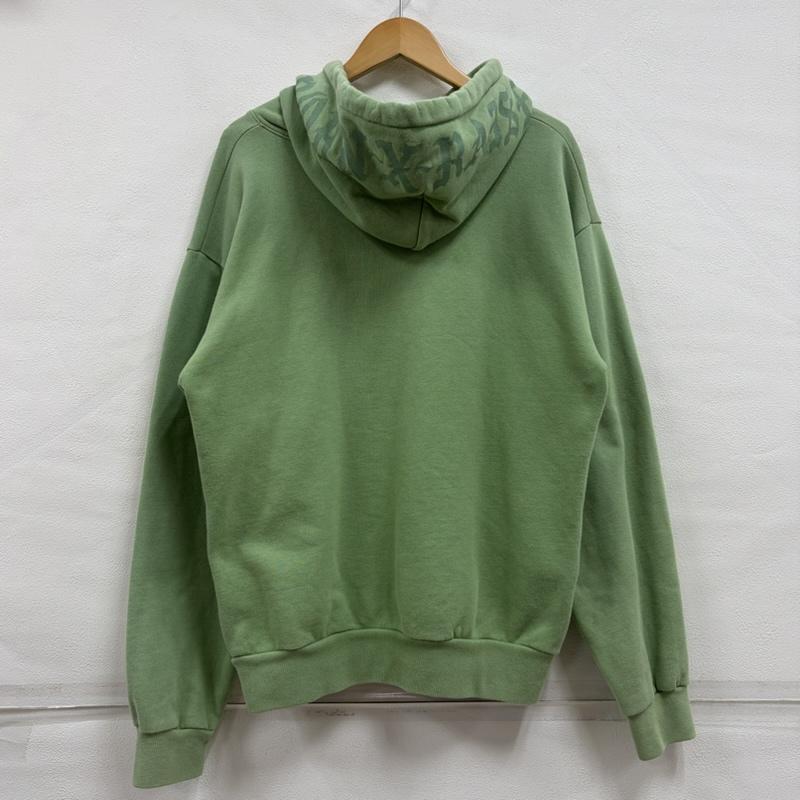 古着 USED パーカー 長袖 BORN X RAISED BxR TINAL HOODY 長袖 ロゴ プリント プルオーバー フーディー パーカー M ロゴ、文字 X プリント 緑 / グリーン / green X 黄緑 / イエローグリーン / メンズ USED 古着 中古 50157492