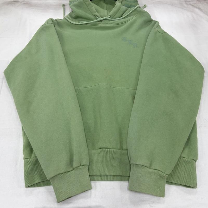 古着 USED パーカー 長袖 BORN X RAISED BxR TINAL HOODY 長袖 ロゴ プリント プルオーバー フーディー パーカー M ロゴ、文字 X プリント 緑 / グリーン / green X 黄緑 / イエローグリーン / メンズ USED 古着 中古 50157492