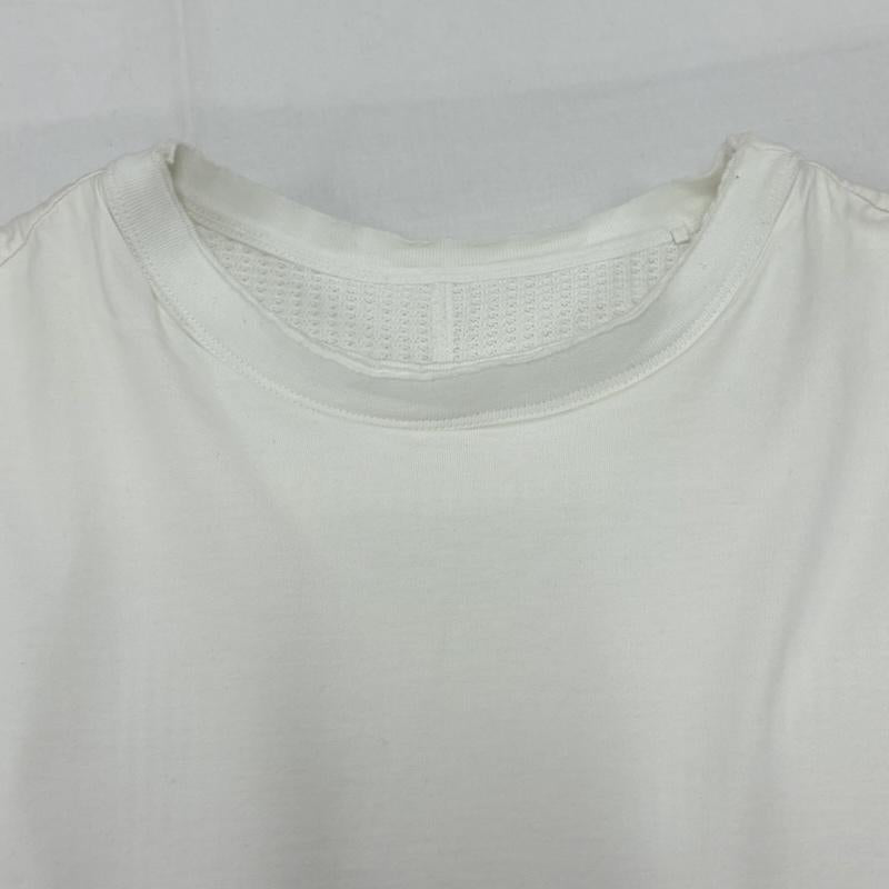 ファセッタズム FACETASM Tシャツ 長袖 ダメージ ワッフル 長袖 Tシャツ ロンT レイヤード 5 無地 白 / ホワイト / white メンズ USED 古着 中古 50157493