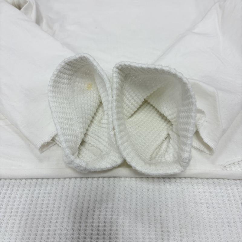 ファセッタズム FACETASM Tシャツ 長袖 ダメージ ワッフル 長袖 Tシャツ ロンT レイヤード 5 無地 白 / ホワイト / white メンズ USED 古着 中古 50157493