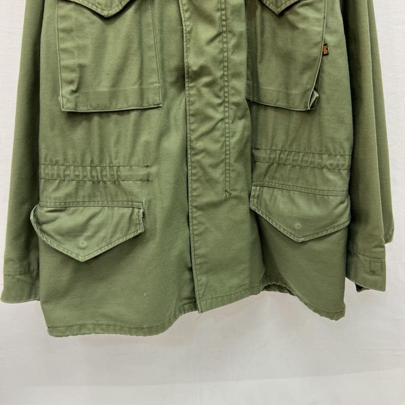 アルファ ALPHA ジャケット、上着 ジャンパー、ブルゾン USA製 M-65 フィールドジャケット ミリタリー M カーキ / カーキ / khaki メンズ USED 古着 中古 50157517