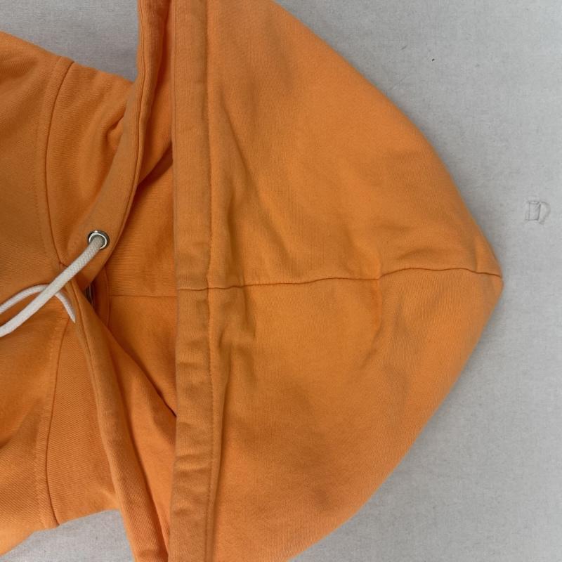 メゾンキツネ MAISON KITSUNE パーカー 長袖 ダブルフォックス パッチ 刺繍 パーカー eu00342km0001 M 橙 / オレンジ / orange メンズ USED 古着 中古 50157534