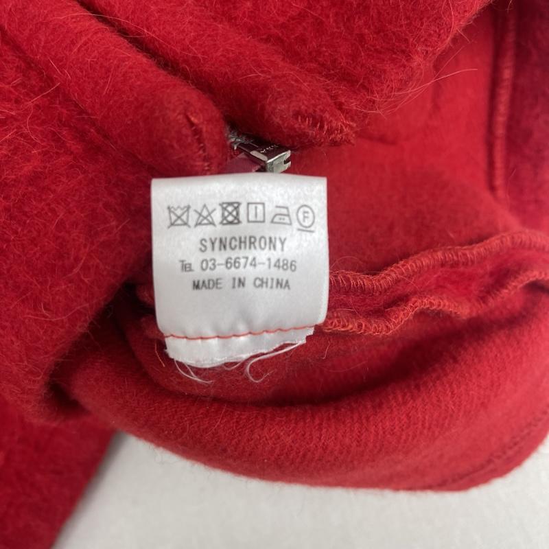 古着 USED ジャケット、上着 ジャンパー、ブルゾン BAD QUENTIN ジップアップ ウール ジャケット L 赤 / レッド / red レディース USED 古着 中古 50157540