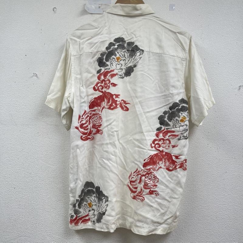 ガイジンメイド GAIJIN MADE シャツ、ブラウス 半袖 HAWAIIAN SHIRT アロハシャツ レーヨン 半袖 オフホワイト / オフホワイト / メンズ USED 古着 中古 50157551