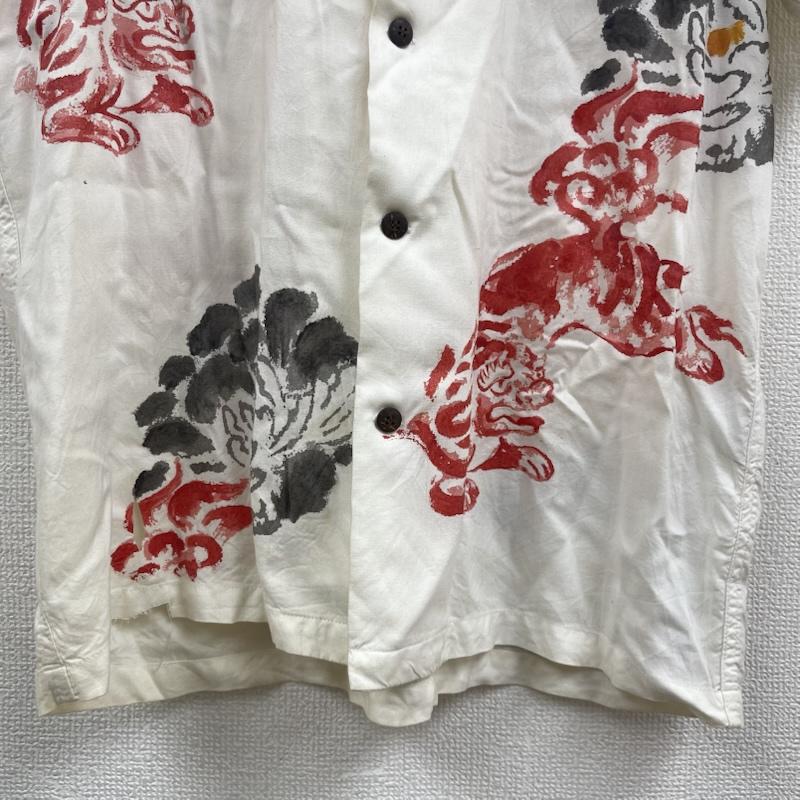 ガイジンメイド GAIJIN MADE シャツ、ブラウス 半袖 HAWAIIAN SHIRT アロハシャツ レーヨン 半袖 オフホワイト / オフホワイト / メンズ USED 古着 中古 50157551