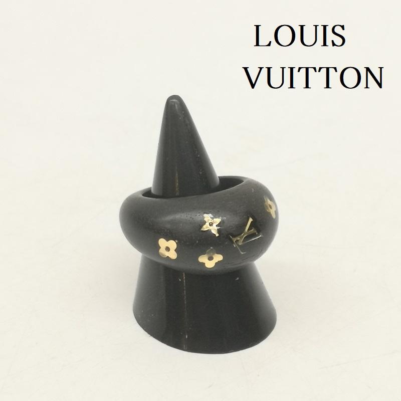 ルイヴィトン LOUIS VUITTON アクセサリー 指輪 M65934 バーグ シルヴァニア ダーク ブラウン 13号 ウッド リング M GA0131 - 茶 / ブラウン / brown レディース USED 古着 中古 50157569