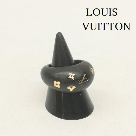 ルイヴィトン LOUIS VUITTON アクセサリー 指輪 M65934 バーグ シルヴァニア ダーク ブラウン 13号 ウッド リング M GA0131 - 茶 / ブラウン / brown レディース USED 古着 中古 50157569