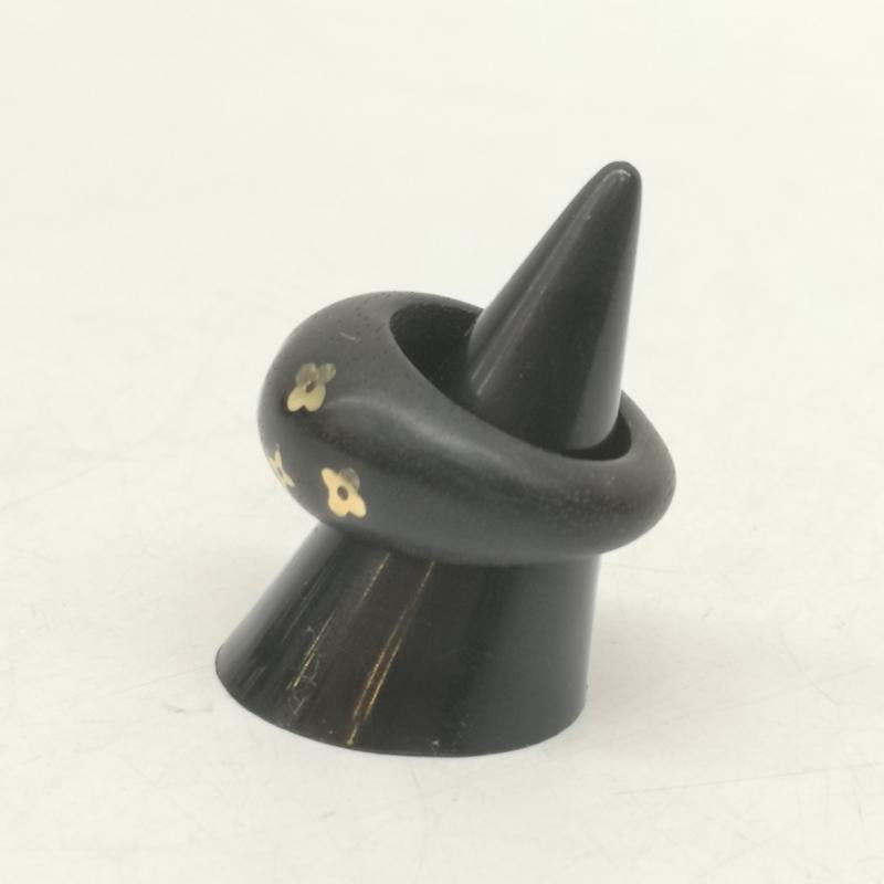 ルイヴィトン LOUIS VUITTON アクセサリー 指輪 M65934 バーグ シルヴァニア ダーク ブラウン 13号 ウッド リング M GA0131 - 茶 / ブラウン / brown レディース USED 古着 中古 50157569