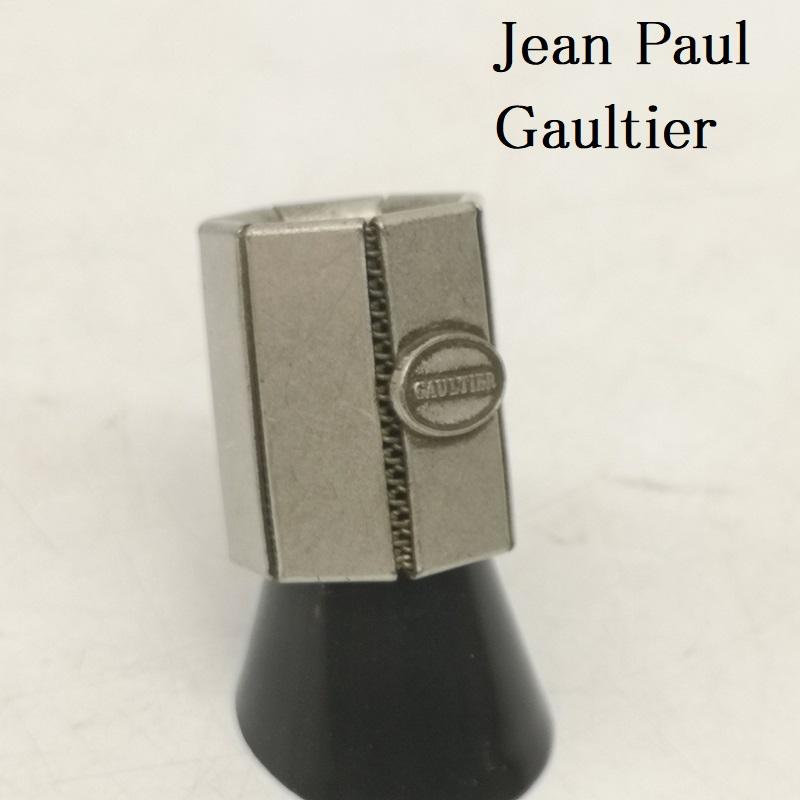 ジャンポールゴルチエ Jean Paul Gaultier アクセサリー 指輪 90s ヴィンテージ ロゴ プレート リング 指輪 11号 - 銀 / シルバー / silver color レディース USED 古着 中古 50157571