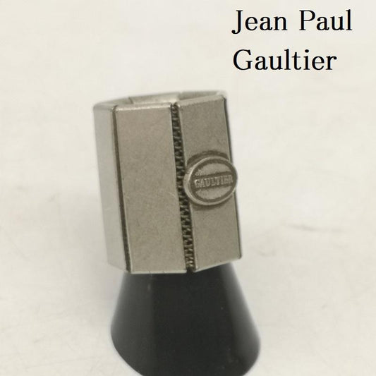 ジャンポールゴルチエ Jean Paul Gaultier アクセサリー 指輪 90s ヴィンテージ ロゴ プレート リング 指輪 11号 - 銀 / シルバー / silver color レディース USED 古着 中古 50157571