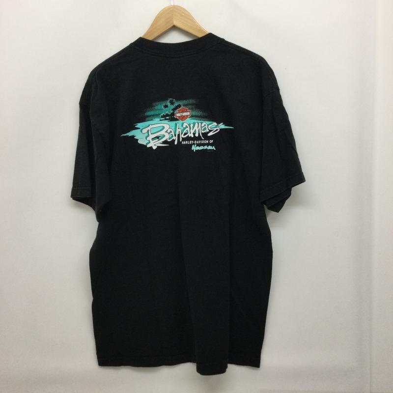 ハーレーダビッドソン Harley-Davidson Tシャツ 半袖 Harley-Davidson　ハーレーダビッドソン Tシャツ　アメリカ製 XL プリント 黒 / ブラック / black メンズ USED 古着 中古 50157576