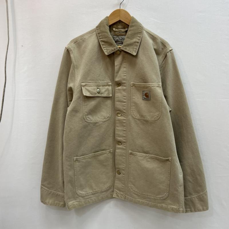 カーハート ダブリューアイピー Carhartt WIP ジャケット、上着 ジャンパー、ブルゾン MICHIGAN COAT ミシガンコート カバーオール M ベージュ / ベージュ / beige X 茶 / ブラウン / brown メンズ USED 古着 中古 50157579