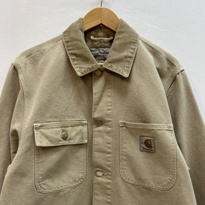 カーハート ダブリューアイピー Carhartt WIP ジャケット、上着 ジャンパー、ブルゾン MICHIGAN COAT ミシガンコート カバーオール M ベージュ / ベージュ / beige X 茶 / ブラウン / brown メンズ USED 古着 中古 50157579
