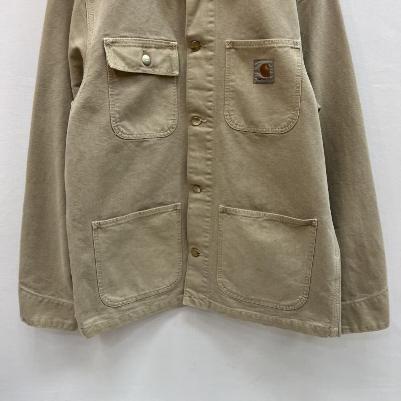 カーハート ダブリューアイピー Carhartt WIP ジャケット、上着 ジャンパー、ブルゾン MICHIGAN COAT ミシガンコート カバーオール M ベージュ / ベージュ / beige X 茶 / ブラウン / brown メンズ USED 古着 中古 50157579