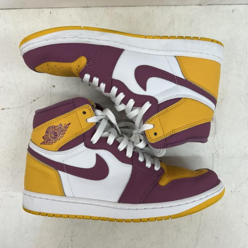ナイキ NIKE スニーカー スニーカー AIR JORDAN 1 RETRO HIGH OG  BROTHERHOOD  555088-706 エアジョーダン 27.0cm メンズ USED 古着 中古 50157580