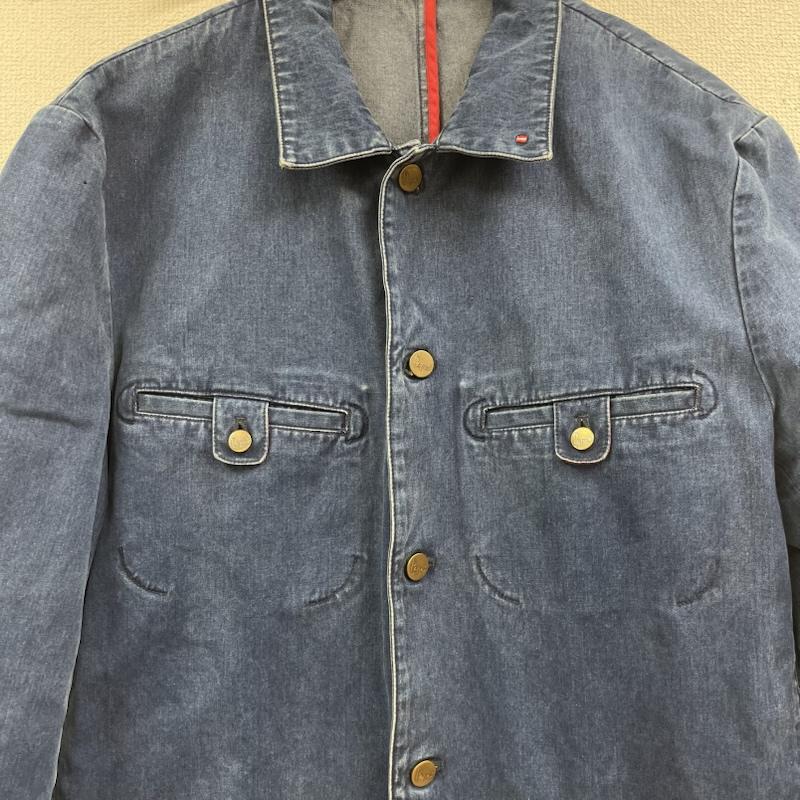 パパス PAPAS ジャケット、上着 ジャンパー、ブルゾン 日本製 デニム カバーオール ワークウェア d0451fjm007 インディゴ / インディゴ / Indigo メンズ USED 古着 中古 50157603