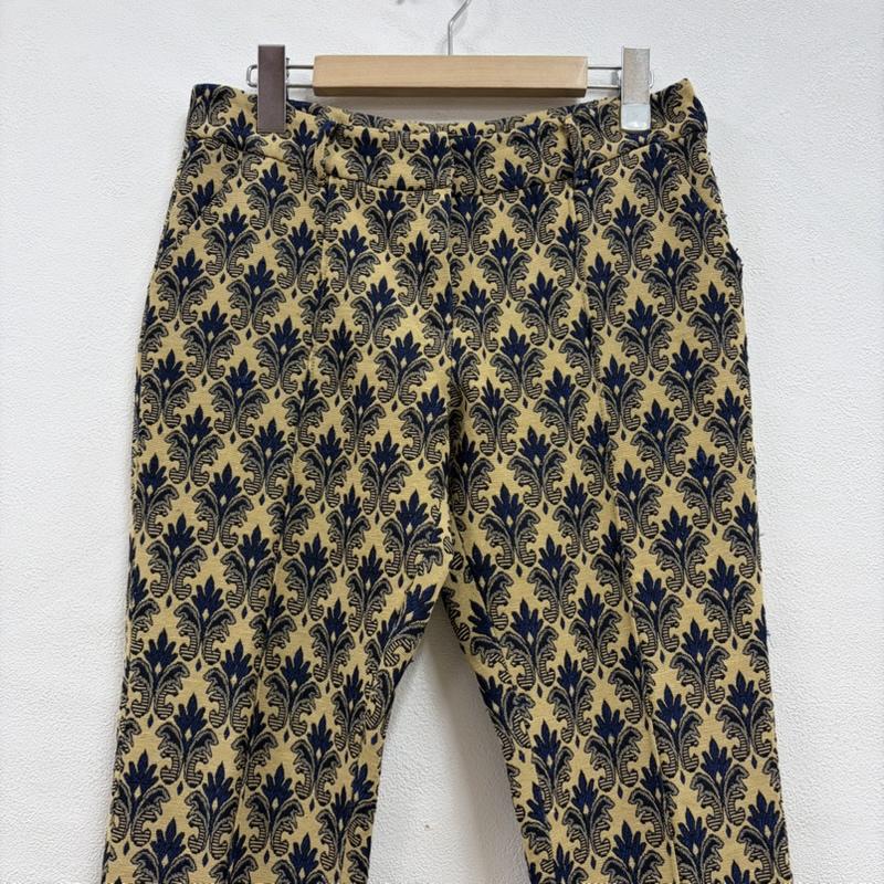 ステューシーウィメン Stussy Women パンツ ワークパンツ、ペインターパンツ ダマスク柄 総柄 刺繍 パンツ M 総柄 X 刺繍 ベージュ / ベージュ / beige X 紺 / ネイビー / navy レディース USED 古着 中古 50157604