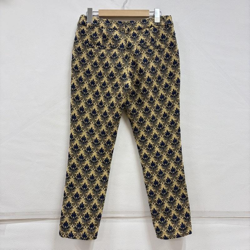 ステューシーウィメン Stussy Women パンツ ワークパンツ、ペインターパンツ ダマスク柄 総柄 刺繍 パンツ M 総柄 X 刺繍 ベージュ / ベージュ / beige X 紺 / ネイビー / navy レディース USED 古着 中古 50157604