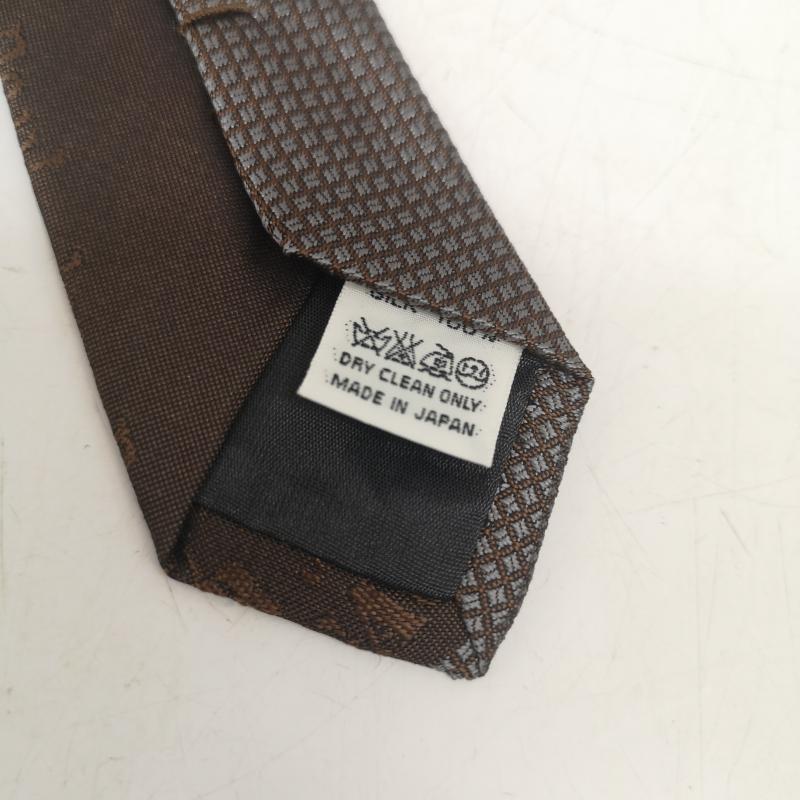 ジャンポールゴルチエ Jean Paul Gaultier ネクタイ ネクタイ 90s 00s ロゴ シルク ネクタイ - 茶 / ブラウン / brown メンズ USED 古着 中古 50157608