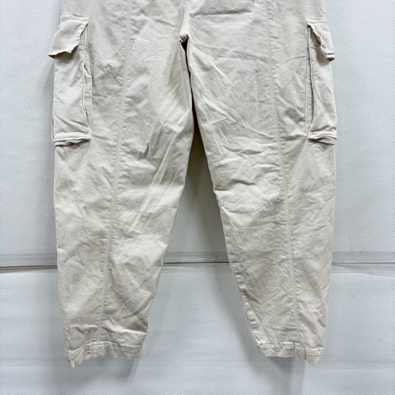 古着 USED パンツ ワークパンツ、ペインターパンツ BSB JEANS スタッズ カーゴパンツ テーパード Y2K 36 ワンポイント X ロゴ、文字 X 刺繍 オフホワイト / オフホワイト / X 銀 / シルバー / silver color レディース USED 古着 中古 50157612