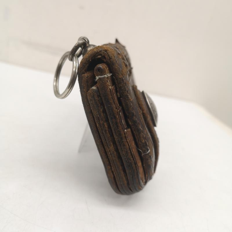 ファニー FUNNY 財布 長財布 フラワー コンチョ レザー ロング ウォレット 長財布 - 茶 / ブラウン / brown メンズ USED 古着 中古 50157619