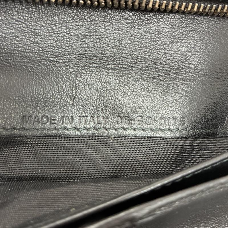 ディオールオム Dior homme 財布 長財布 オブリーク トロッター ロゴ 型押し 二つ折り レザー 長財布 - ロゴ、文字 黒 / ブラック / black メンズ USED 古着 中古 50157621