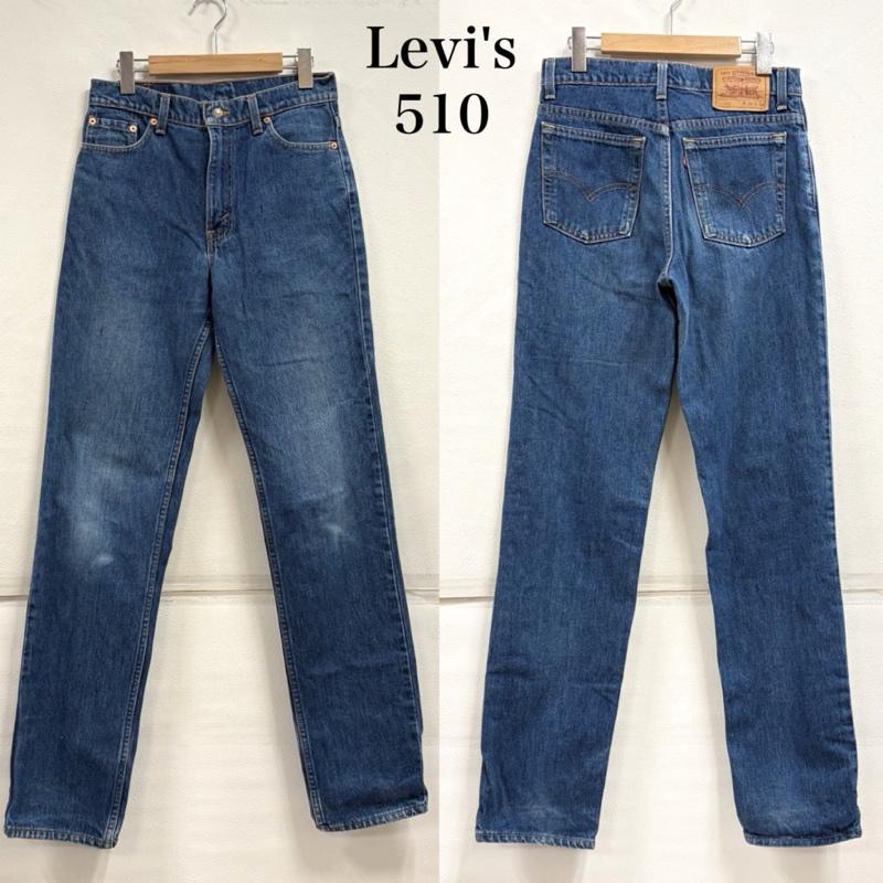 リーバイス Levi s パンツ デニム、ジーンズ 510 デニム ジーンズ USA製 ヴィンテージ 30インチ 無地 青 / ブルー / blue メンズ USED 古着 中古 50157622