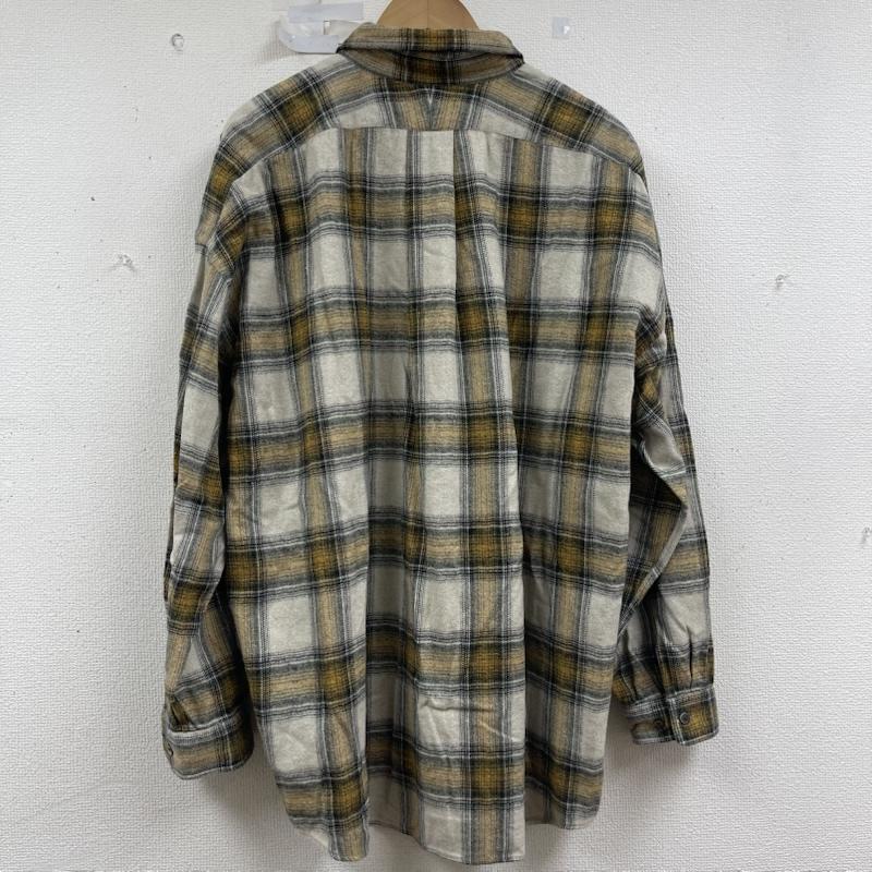 古着 USED シャツ、ブラウス 長袖 CATTA REGULAR WIDE SHIRT-AMERANGE CHECK RGW-01 黄 / イエロー / yellow メンズ USED 古着 中古 50157631