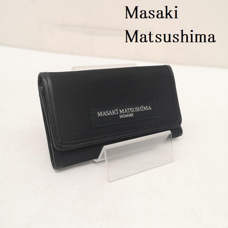 マサキマツシマ Masaki Matsushima キーケース キーケース 4連 キーケース コインポケット - 黒 / ブラック / black メンズ USED 古着 中古 50157632