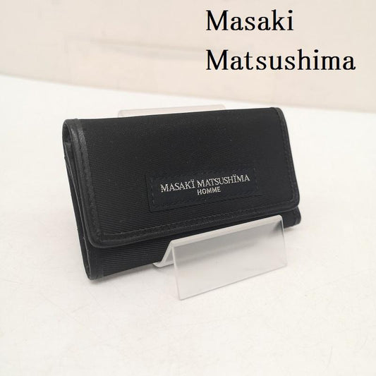 マサキマツシマ Masaki Matsushima キーケース キーケース 4連 キーケース コインポケット - 黒 / ブラック / black メンズ USED 古着 中古 50157632