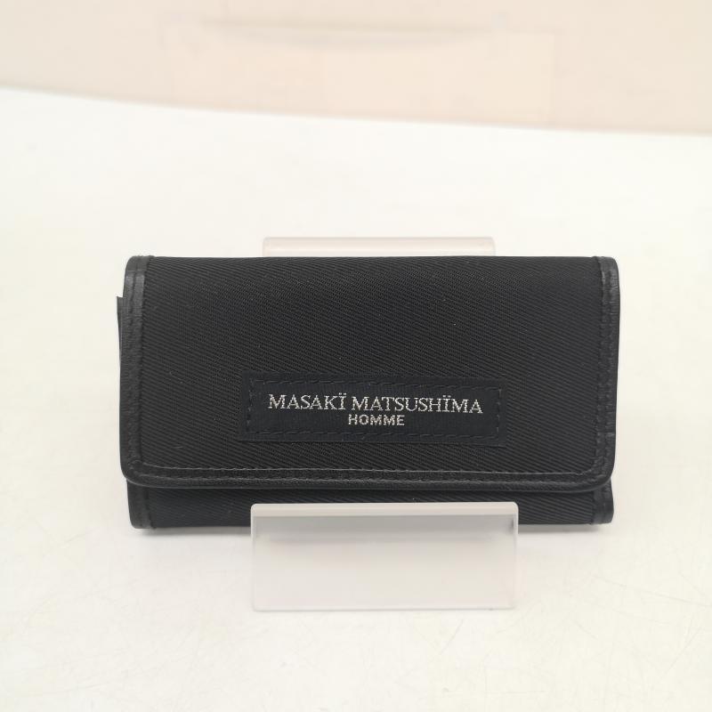 マサキマツシマ Masaki Matsushima キーケース キーケース 4連 キーケース コインポケット - 黒 / ブラック / black メンズ USED 古着 中古 50157632