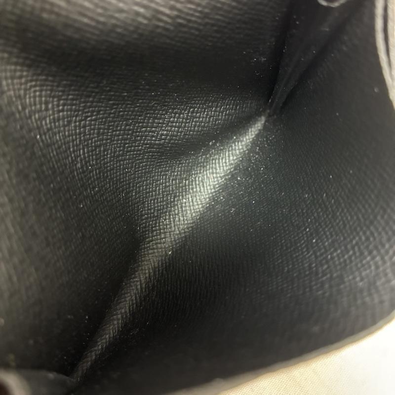 ルイヴィトン LOUIS VUITTON 財布 二つ折り M62292 アンヴェロップ カルト ドゥ ヴィジット 二つ折り カードケース 名刺入れ エピ ノワール - ロゴ、文字 黒 / ブラック / black メンズ USED 古着 中古 50157639