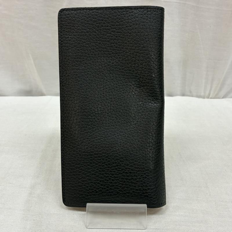 ルイヴィトン LOUIS VUITTON 財布 長財布 M58802 アエログラム ポルトフォイユ ブラザ トリヨン レザー LV ロゴ 型押し 長財布 - ロゴ、文字 X ワンポイント 黒 / ブラック / black メンズ USED 古着 中古 50157644